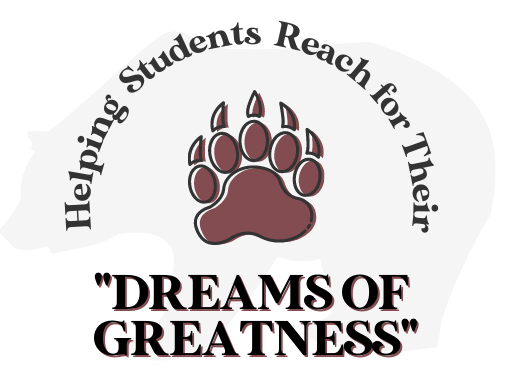 Helping Students reach greatness, bear paw, shadow of bear